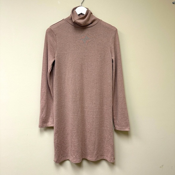 Zara Tan Sweater Dress - Picture 1 of 10